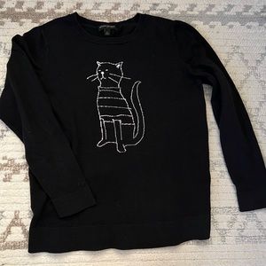 Banana Republic Black Cat Sweater